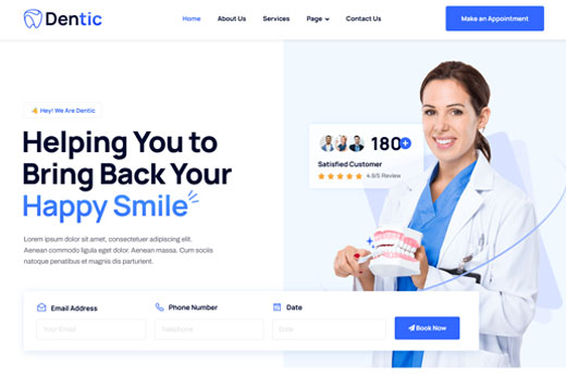 Webseite Kieferorthopäde